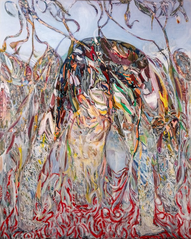 Alex Fischer, Bending Over Backwards, 2021-10-11, 60×48″ / 1524×1219㎜